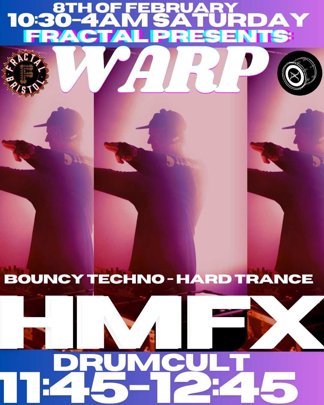 Event poster: Fractal presents WARP
