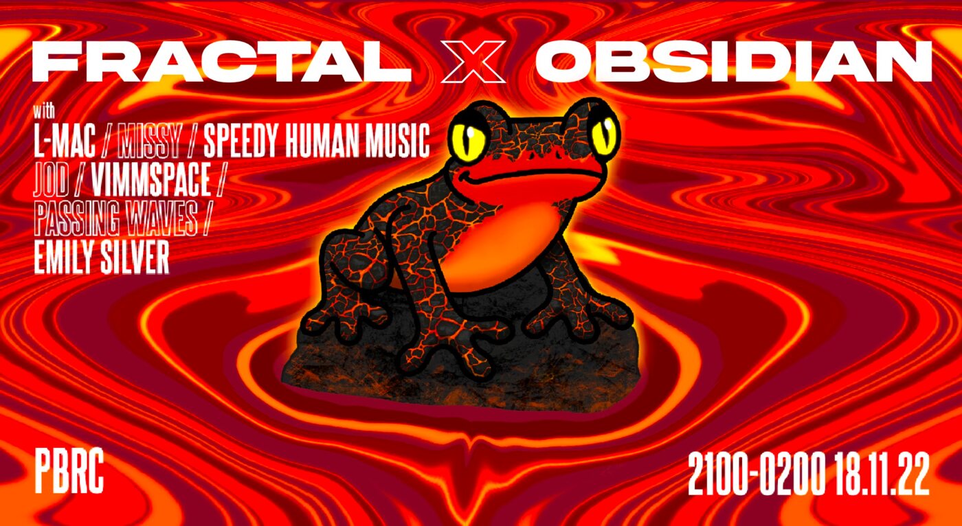 Event poster: Fractal × Obsidian