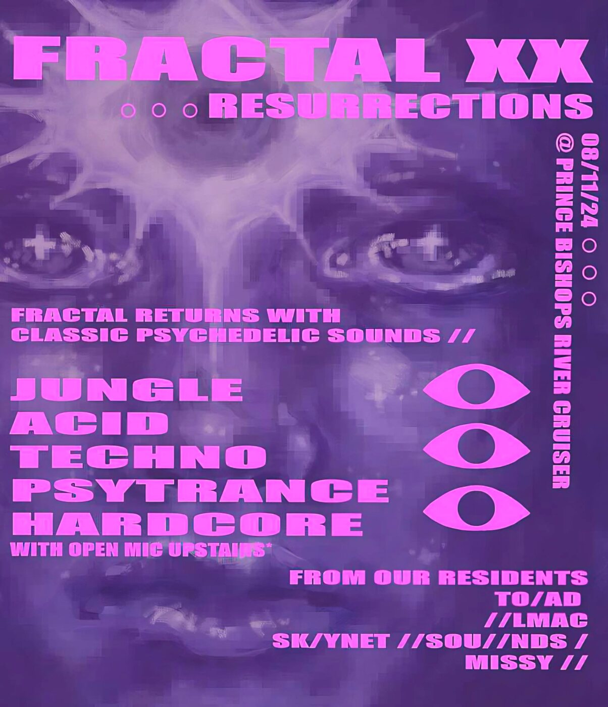 Event poster: Fractal XX: Resurrections